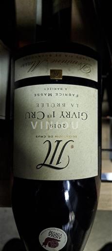 Borgogna Non specificato Premier Cru Domaine Massé La Brulée 2019