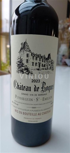 Bordeaux Puisseguin-saint-émilion Château Roques 2023