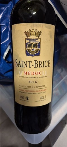 Bordeaux Médoc Saint-Brice 2016