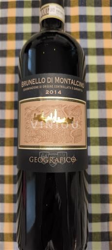 Toscana Brunello di Montalcino. Geografico 2014