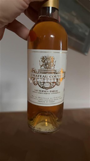 Bordeaux Barsac Château Coutet 2005