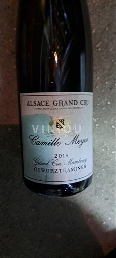 Alsace Grand Cru Camille Meyes Grand Cru Mambourg Gewurztraminer 2018