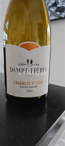 Borgonha Chablis premier cru Premier Cru Dampt Frères Fourchaume 2022