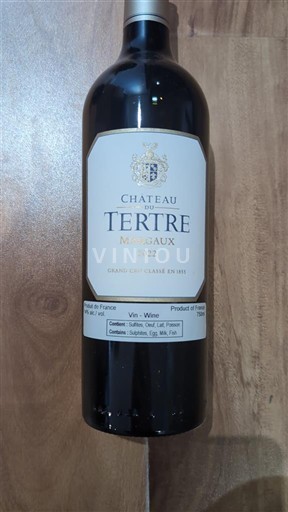 Bordeaux Margaux Grand Cru Château Tertre 2022