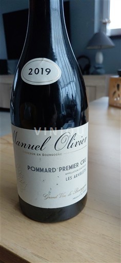 Borgonha Pommard Premier Cru Manuel Olivier Les Arvelets 2019
