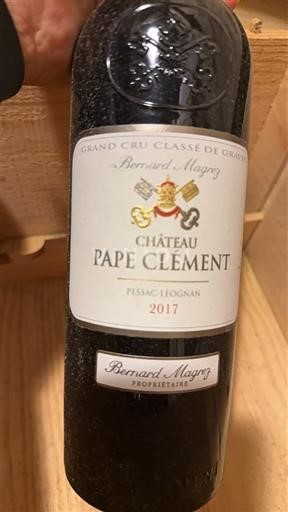 Bordeaux Pessac-Léognan Grand Cru Classé de Graves Château Pape Clément 2017