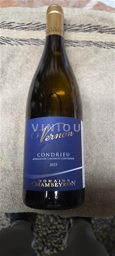Vallée du Rhône Condrieu Domaine Chambeyron Vernon 2023