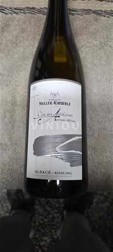 Elsass Riesling Muller-Koeberlé Clos des Aubépines Ohne Jahrgang