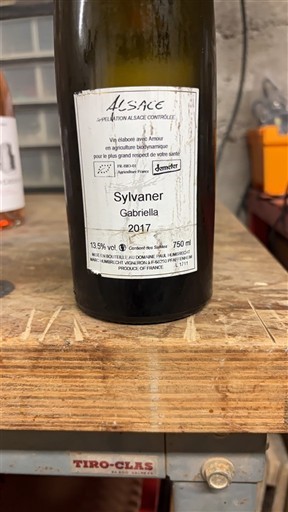 Elsass Sylvaner Domaine Lissner Gabriella 2017