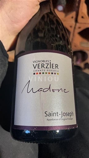 Rhône Valley Saint Joseph Vignobles Verzier Chante-Perdrix Madone 2017
