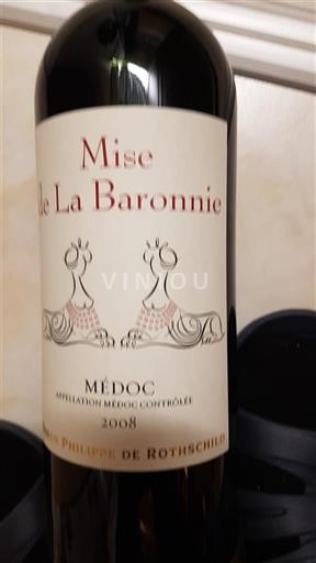 Bordéus Médoc Baron Philippe de Rothschild Mise de La Baronnìe 2008