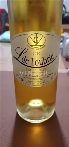 Bordo Сотерн Lde Loubrie 2020