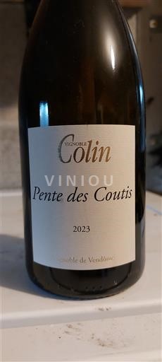Vallée de la Loire Coteaux-du-vendômois Vignoble Colin Pente des Coutis 2023