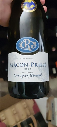 Borgonha Mâcon e mâcon-villages Domaine Gueugnon Remond 2023