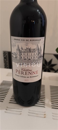 Bordeaux Blaye-Côtes-de-Bordeaux Château Pérenne 2019