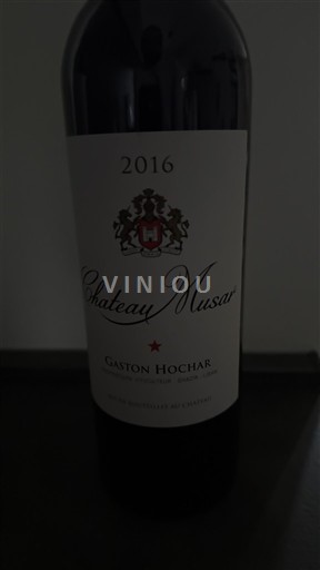 Bekaa Ei määritelty Château Musar 2016