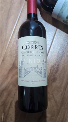 Bordeaux Saint-Émilion Grand Cru Grand Cru Château Corbin 2021