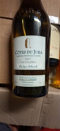 Jura Côtes du Jura Domaine Frédéric Lambert Les Gryphées 2005