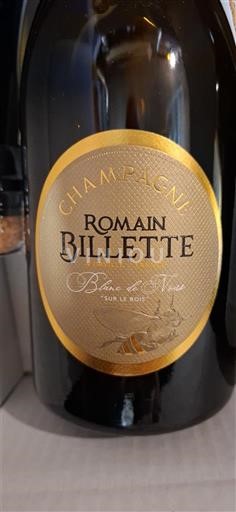 Champagne Sâm-panh Romain Billette Blanc de Noirs Không niên vụ