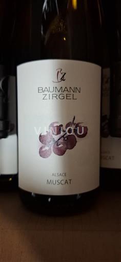 Wines Blanc sec 2023 Domaine Baumann-Zirgel Non millésimé France Alsace Muscat AOC