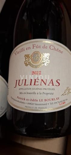 Beaujolais Juliénas Patrick et Odile Le Bourlay 2022