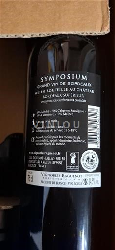Bordeaux Bordeaux Supérieur Vignobles Raguenot Symposium 2020