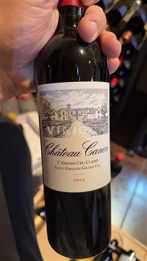 Bordeaux Saint-Émilion Grand Cru Premier Grand Cru Classé Château Canon 2022
