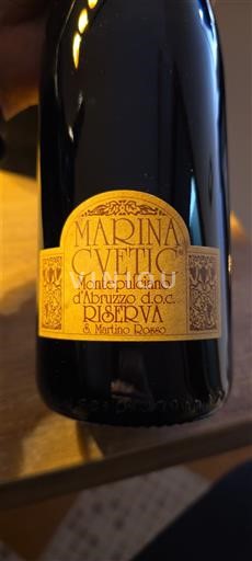 Abruzzes Montepulciano d'Abruzzo Marina Cvetic Riserva 2021