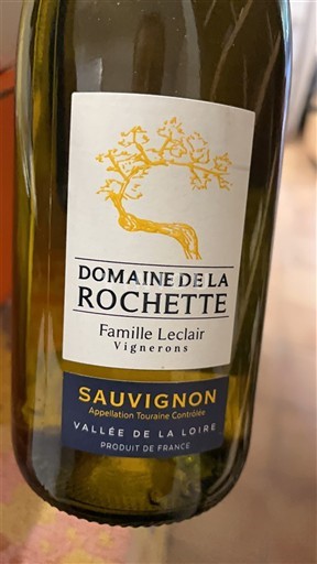 Dolina Loare Touraine Domaine La Rochette Sauvignon 2022