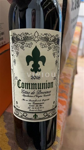 Provansa Côtes-de-Provence Bastide à Dagnon Communion 2018