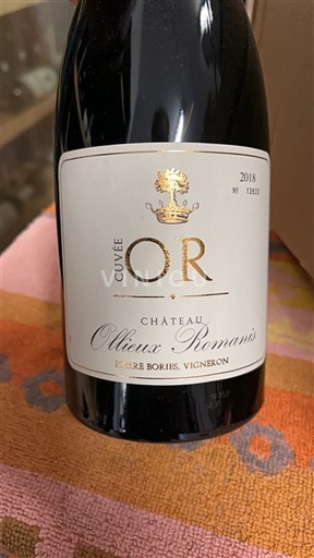 Languedoc Corbières Château Ollieux Romanis O.R. 2018