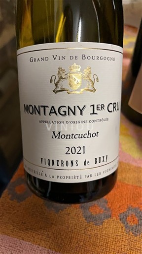 Bourgogne Premier Cru Vignerons de Buxy Montcuchot 2021