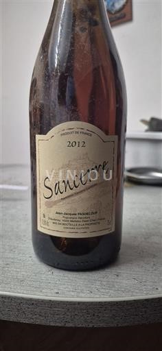 Loire Valley Sancerre Jean-Jacques Pasdeloup 2012