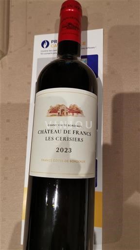 Bordeaux Francs-Côtes-de-Bordeaux Château Francs Les Cerisiers 2023
