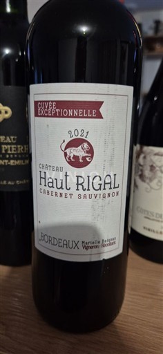 Bordeaux Château Haut Rigal Exceptionnelle 2021