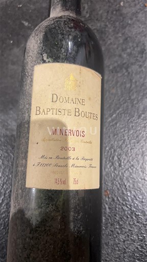 Languedoc Minervois Domaine Baptiste Boutes 2003