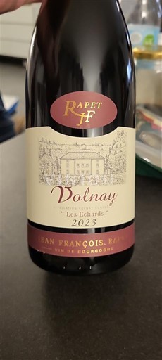 Burgundija Volnay Jean François Rapet Les Echards 2023