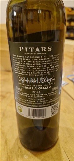 Frioul-Vénétie-Julienne Venezia Giulia Pitars Ribolla Gialla 2024