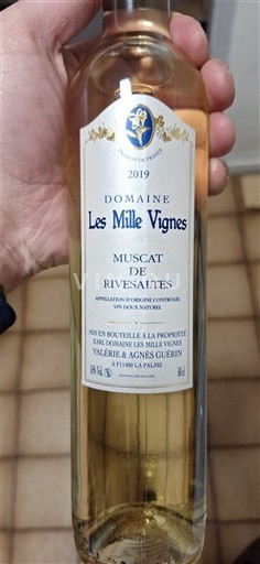 Roussillon Muscat de Rivesaltes Les Mille Vignes 2019