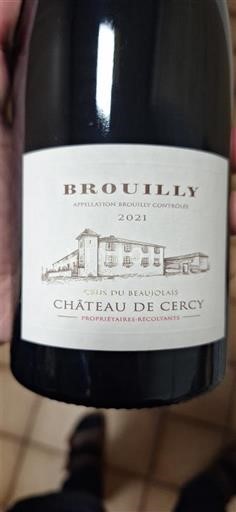 Beaujolais Brouilly Château Cercy 2021