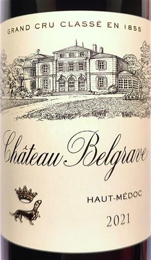 Bordéus Haut-Médoc Château Belgrave 5ème Grand Cru Classé 2021