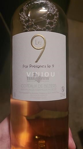 Languedoc and Roussillon Coteaux de Béziers Domaine Preignes Le Neuf Le 9 2023