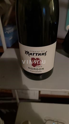 Beaujolais Morgon Domaine S Marrans Corcelette 2023
