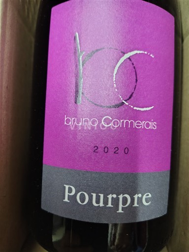 Loiren laakso Määrittelemätön Domaine Bruno Cormerais Pourpre 2020