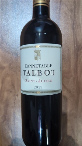 Bordeaux Saint-Julien Château Talbot Connétable 2019