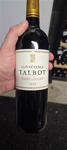 Bordeaux Saint-Julien Château Talbot Connétable 2019