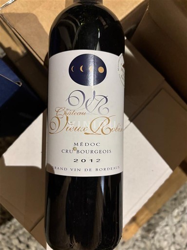 Bordeaux Médoc Cru Bourgeois Château Vieux Robin 2012