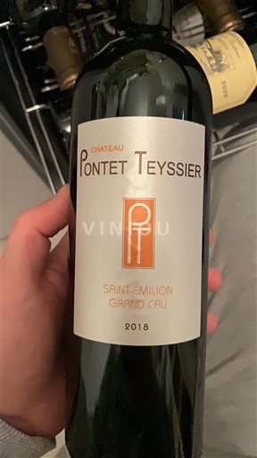 Bordeaux Saint-Émilion Grand Cru Grand Cru Château Pontet Teyssier 2018