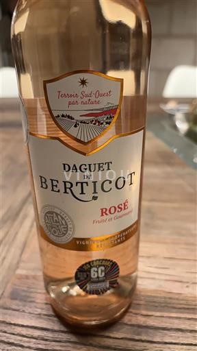 Akvitanien och Charentes Atlantique Berticot Daguet de Berticot Rosé 2024