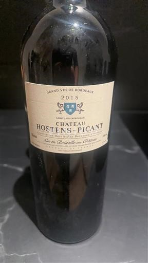 Bordeaux Sainte-Foy-Bordeaux Château Hostens-Picant 2015